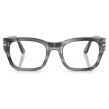 Persol - PO3297V - Striped Grey - Optical Glasses - Persol Eyewear