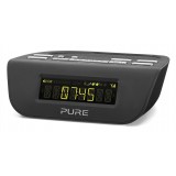 Pure - Siesta Mi Series 2 - Nero - Comodino Radio Digitale DAB e FM - Radio Digitale di Alta Qualità