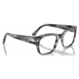 Persol - PO3297V - Striped Grey - Optical Glasses - Persol Eyewear