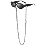 Tiffany & Co. - Oval Sunglasses - Black Dark Gray - Return to Tiffany® Collection - Tiffany & Co. Eyewear