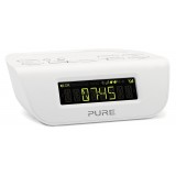 Pure - Siesta Mi Series 2 - Bianco - Comodino Radio Digitale DAB e FM - Radio Digitale di Alta Qualità