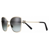 Tiffany & Co. - Butterfly Sunglasses - Pale Gold Gradient Gray - Tiffany T Collection - Tiffany & Co. Eyewear