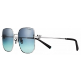 Tiffany & Co. - Square Sunglasses - Silver Tiffany Blue® - Tiffany T Collection - Tiffany & Co. Eyewear