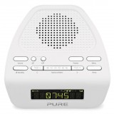 Pure - Siesta Mi Series 2 - White - Bedside DAB and FM Digital Radio - High Quality Digital Radio