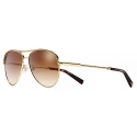 Tiffany & Co. - Pilot Sunglasses - Gold Gradient Brown - Diamond Point Collection - Tiffany & Co. Eyewear