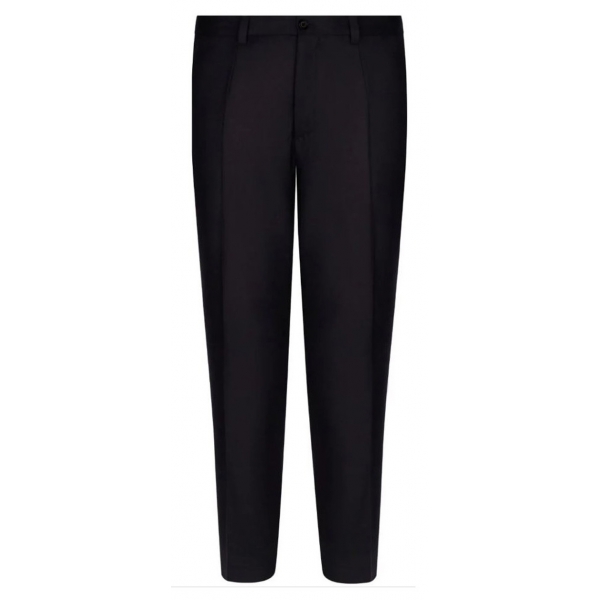 Dolce & Gabbana - Navy Blue Trousers - Dolce & Gabbana Exclusive Luxury Collection