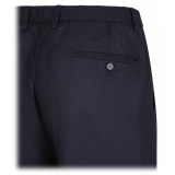 Dolce & Gabbana - Navy Blue Trousers - Dolce & Gabbana Exclusive Luxury Collection