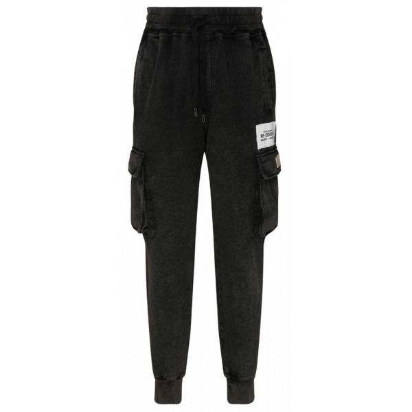 Dolce & Gabbana - Dark Grey Tapered Cargo Trousers - Dolce & Gabbana Exclusive Luxury Collection