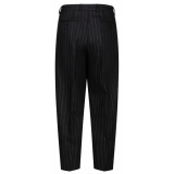 Dolce & Gabbana - Black Pinstripe Pants - Dolce & Gabbana Exclusive Luxury Collection