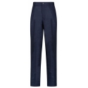 Dolce & Gabbana - Pantaloni Larghi in Lino Blu - Dolce & Gabbana Exclusive Luxury Collection