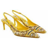 Dolce & Gabbana - Maiolica Pattern Slingback - Dolce & Gabbana Exclusive Luxury Collection