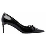 Dolce & Gabbana - Black Ribbon Tie Pumps - Dolce & Gabbana Exclusive Luxury Collection