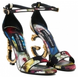 Dolce & Gabbana - Charmeuse Baroque Sandals - Dolce & Gabbana Exclusive Luxury Collection