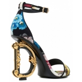 Dolce & Gabbana - Charmeuse Baroque Sandals - Dolce & Gabbana Exclusive Luxury Collection