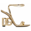 Dolce & Gabbana - Sandali Keira Oro - Dolce & Gabbana Exclusive Luxury Collection