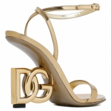 Dolce & Gabbana - Keira Sandals Gold - Dolce & Gabbana Exclusive Luxury Collection