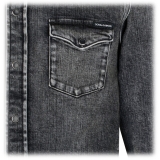 Dolce & Gabbana - Man Shirt Faded Denim Grey - Dolce & Gabbana Exclusive Luxury Collection