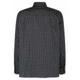 Dolce & Gabbana - Black and White Geometric Print Shirt - Dolce & Gabbana Exclusive Luxury Collection