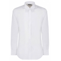 Dolce & Gabbana - Camicia in Poplin Bianco - Dolce & Gabbana Exclusive Luxury Collection