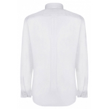 Dolce & Gabbana - Camicia in Poplin Bianco - Dolce & Gabbana Exclusive Luxury Collection