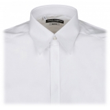 Dolce & Gabbana - Camicia in Poplin Bianco - Dolce & Gabbana Exclusive Luxury Collection