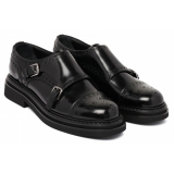 Dolce & Gabbana - Black Monk Shoes - Dolce & Gabbana Exclusive Luxury Collection