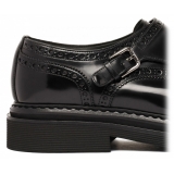 Dolce & Gabbana - Black Monk Shoes - Dolce & Gabbana Exclusive Luxury Collection