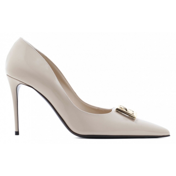 Dolce & Gabbana - Pumps Lollo Beige - Dolce & Gabbana Exclusive Luxury Collection