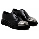 Dolce & Gabbana - Black Francesina Derby Shoes - Dolce & Gabbana Exclusive Luxury Collection