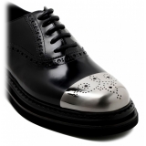 Dolce & Gabbana - Scarpe Derby Francesina Nere - Dolce & Gabbana Exclusive Luxury Collection