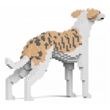 Jekca - Whippet Dog 01 - Big - Lego - Sculpture - Construction - 4D - Brick Animals - Toys