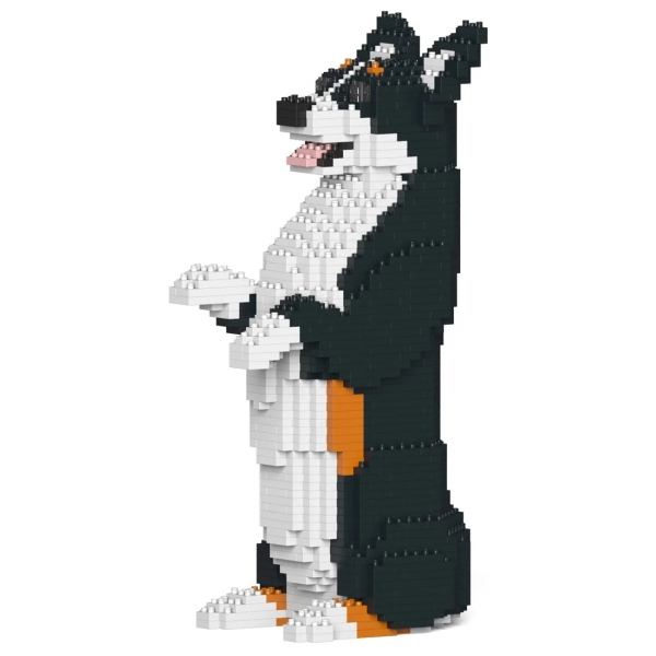 Jekca - Welsh Corgi 05-M03 - Big - Lego - Scultura - Costruzione - 4D - Animali di Mattoncini - Toys