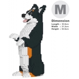 Jekca - Welsh Corgi 05-M03 - Big - Lego - Scultura - Costruzione - 4D - Animali di Mattoncini - Toys