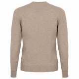 Avvenice - Athus - Man Loro Piana Cashmere V-Neck Sweater - Tundra - Knitwear - Luxury Exclusive Collection