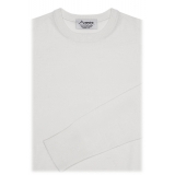 Avvenice - Athus - Man Loro Piana Cashmere Crew Neck Sweater - White - Knitwear - Luxury Exclusive Collection