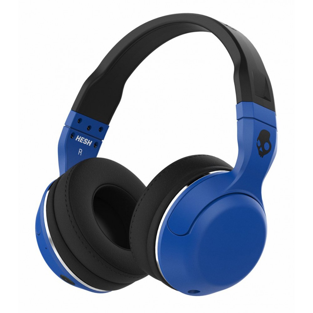 Tegnsætning Gedehams Bevægelig Skullcandy - Hesh 2 - Blue / Black - Bluetooth Wireless Over-Ear Headphones  with Microphone, Supreme Sound and Powerful Bass - Avvenice