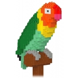 Jekca - Lovebird 01S - Lego - Sculpture - Construction - 4D - Brick Animals - Toys