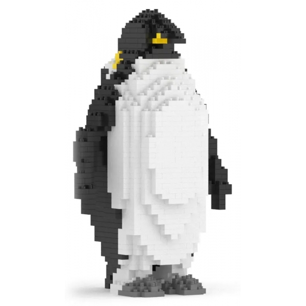 Jekca - Emperor Penguin 01 - Big - Lego - Scultura - Costruzione - 4D - Animali di Mattoncini - Toys