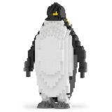 Jekca - Emperor Penguin 01 - Big - Lego - Scultura - Costruzione - 4D - Animali di Mattoncini - Toys