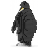 Jekca - Emperor Penguin 01 - Big - Lego - Scultura - Costruzione - 4D - Animali di Mattoncini - Toys