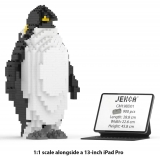 Jekca - Emperor Penguin 01 - Big - Lego - Scultura - Costruzione - 4D - Animali di Mattoncini - Toys