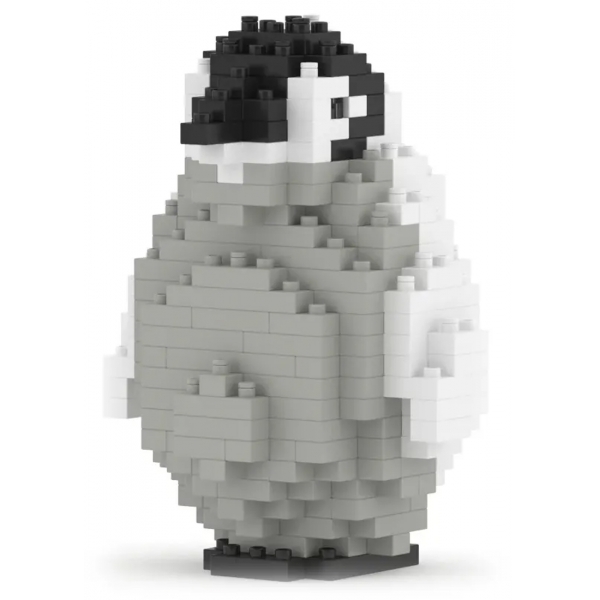 Jekca - Emperor Penguin 02 - Big - Lego - Scultura - Costruzione - 4D - Animali di Mattoncini - Toys