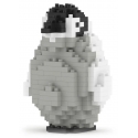 Jekca - Emperor Penguin 02 - Big - Lego - Sculpture - Construction - 4D - Brick Animals - Toys