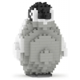 Jekca - Emperor Penguin 02 - Big - Lego - Sculpture - Construction - 4D - Brick Animals - Toys