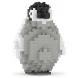 Jekca - Emperor Penguin 02 - Big - Lego - Scultura - Costruzione - 4D - Animali di Mattoncini - Toys