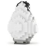 Jekca - Emperor Penguin 02 - Big - Lego - Scultura - Costruzione - 4D - Animali di Mattoncini - Toys