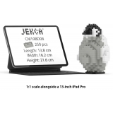 Jekca - Emperor Penguin 02 - Big - Lego - Scultura - Costruzione - 4D - Animali di Mattoncini - Toys