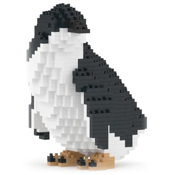 Jekca - Little Penguin 02 - Lego - Scultura - Costruzione - 4D - Animali di Mattoncini - Toys