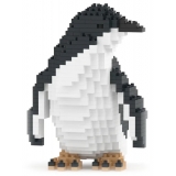 Jekca - Little Penguin 02 - Lego - Sculpture - Construction - 4D - Brick Animals - Toys