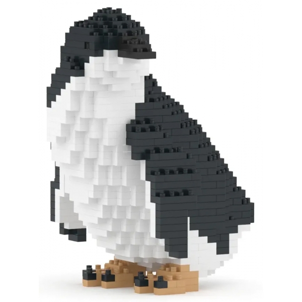 Jekca - Little Penguin 02 - Big - Lego - Scultura - Costruzione - 4D - Animali di Mattoncini - Toys